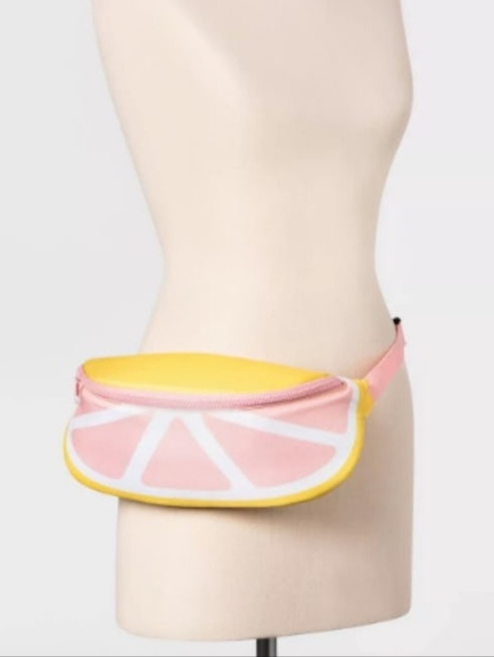 SUN SQUAD Insulated Fanny Pack Cooler Grapefruit SliceWith a cooler strapped a
